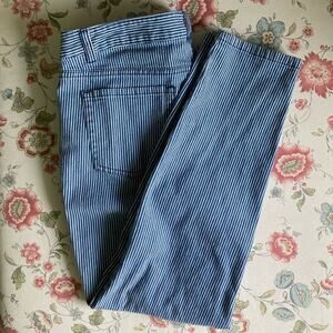Nautica Blue & White Skinny Pants, Size 30